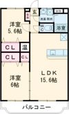 ユーミー須賀の間取り画像