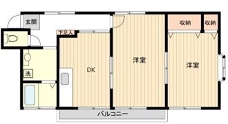 ロック湘南の間取り画像