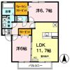 リビングタウン四条大路 D棟の間取り画像