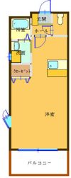 ベルドミール東浜の間取り画像