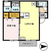 コージーコート八木 D棟の間取り画像