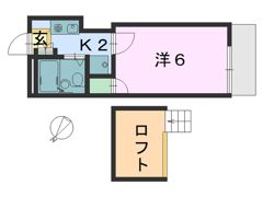 大和高田第22マンションの間取り画像