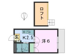 大和高田第23マンションの間取り画像