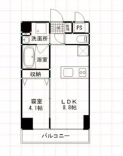 トレステーラTOGOUの間取り画像