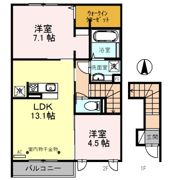 ルアーナ B棟の間取り画像