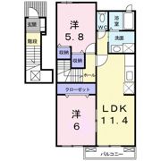 セイバリー フィール Aの間取り画像