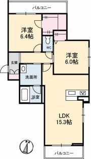 シャーメゾンJH丸亀の間取り画像