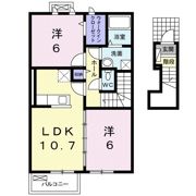 サンリットⅡの間取り画像