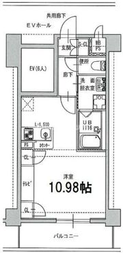 JET BLD GALLERIAの間取り画像