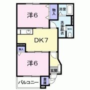 アンソレイエの間取り画像