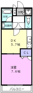 コンフォート玉串の間取り画像