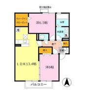 ヴィラージュ A棟の間取り画像