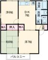 ロイヤルガーデン横尾 Fの間取り画像
