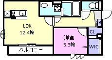 Present Well D－roomの間取り画像