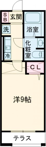 コンフォート三條の間取り画像