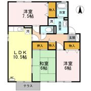 アムール中央の間取り画像