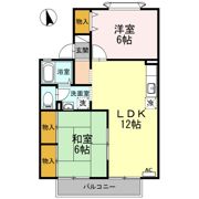リバーサイド森町Ⅱの間取り画像