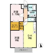 グランデ賀来の間取り画像