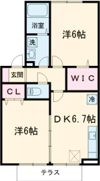 クレールメゾン Dの間取り画像
