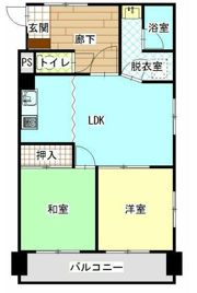 ドミール栄の間取り画像