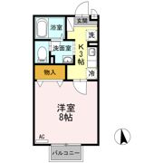 アーバンライフ雅 B棟の間取り画像