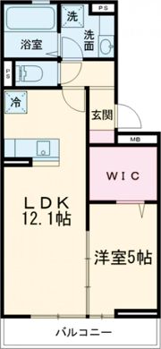 シュクル・エタージュの間取り画像
