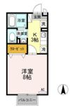 コーポラス羽屋Aの間取り画像