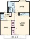 セジュール綾 A棟の間取り画像