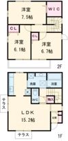 Sejour Oyamadaの間取り画像