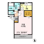 クレッセントの間取り画像