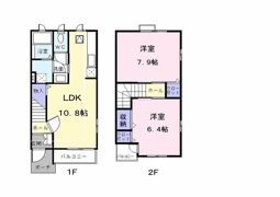ミルキーウェイ土器 Bの間取り画像