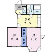 アルペジオ南 Aの間取り画像
