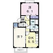 グラシア寒田の間取り画像