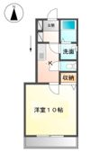 アンジュー並木の間取り画像