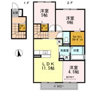 D-roomなごみの間取り画像
