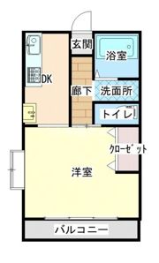 コーポ輝の間取り画像