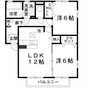 リビングタウン狭山池公園 D棟の間取り画像