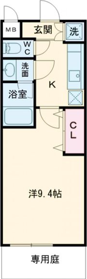 ラフィーネ マックの間取り画像