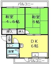 マンション和歌山の間取り画像