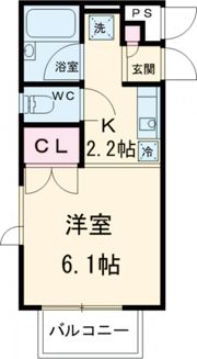 コンフォート軽里の間取り画像