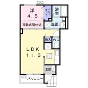 シャイン アイリスの間取り画像