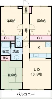 ヴェルジュ萌樹の間取り画像