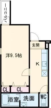 フジパレス喜連瓜破Ⅱ番館の間取り画像