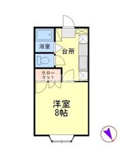 メゾン朝日の間取り画像