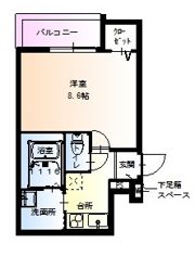 フジパレス田中町の間取り画像