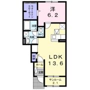ヴィラ・エクセレンス Aの間取り画像