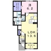 ヴィラ・エクセレンス Bの間取り画像