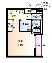 フジパレス田中町の間取り画像