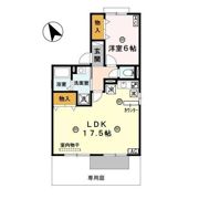 パインズコートの間取り画像