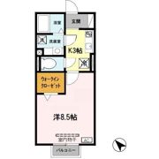 ソレアードiの間取り画像
